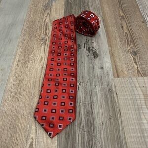 City Of London Red Silk Tie 57.5”